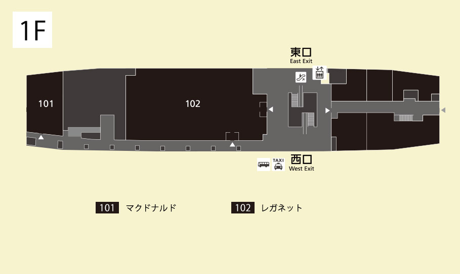 レイリア春日原フロアマップ